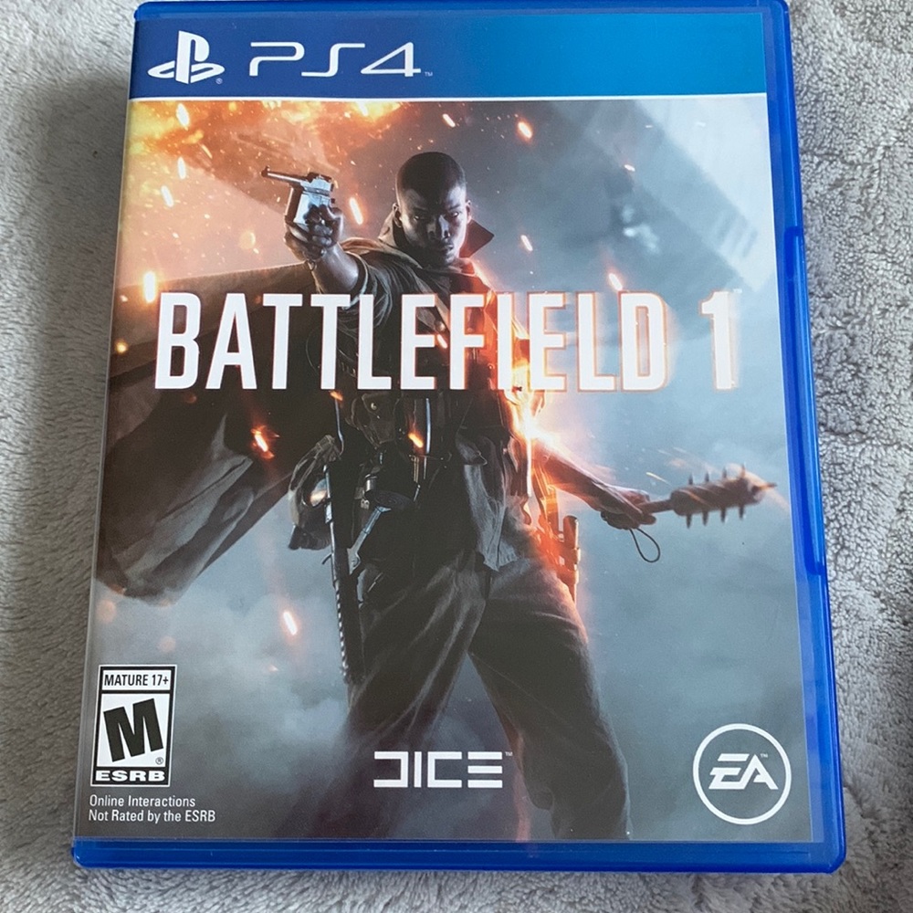PS4 Battlefield 1 played a few times if that!